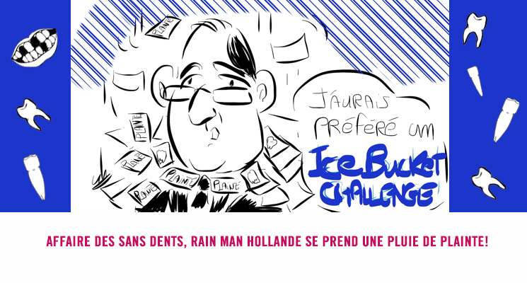 Caricature de Hollande, affaire des sans dents