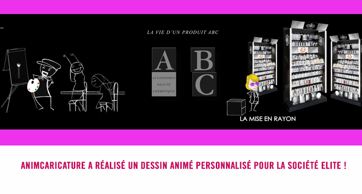 Dessin animé personnalisé pour la société Elite