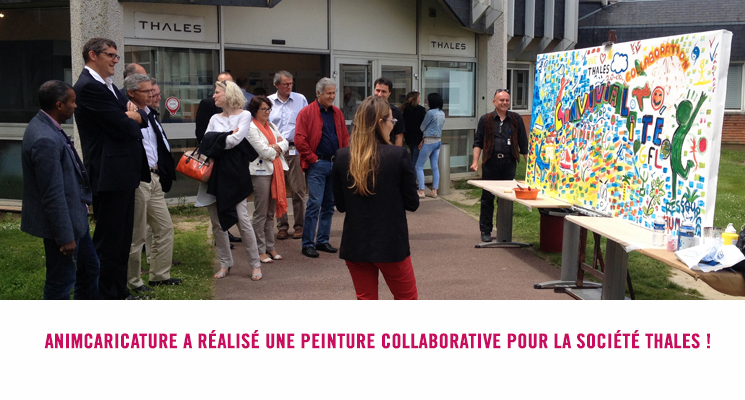 Peinture collaborative pour la société THALES
