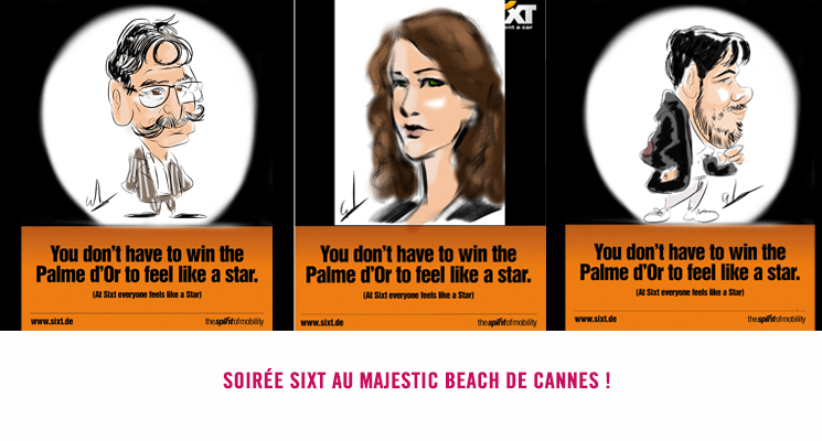Soirée SIXT au Majestic Beach de Cannes