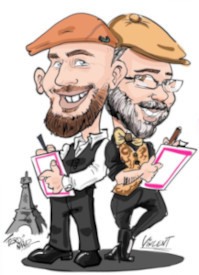 Caricaturistes vincent et ferdinand